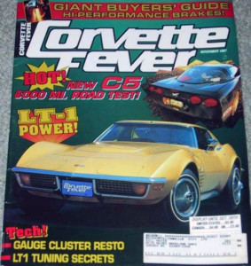 CORVETTE FEVER 1997 NOV - '61 RPO 276,354,687&411, BRAKES, C5 TEST, LT1, GUAGES